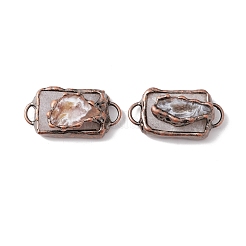 Verbindungsanhänger aus natürlichem Druzy-Achat&nbsp;G-I324-19R