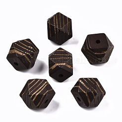 Bemalte Naturholzperlen&nbsp;WOOD-T021-52C-M