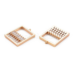 Messing micro pave klare zirkonia anhänger&nbsp;KK-S364-025