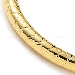 Brazaletes ranurados de acero inoxidable 304&nbsp;BJEW-G686-03G