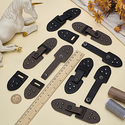 8 Sätze 2 Arten PU-Lederschnalle&nbsp;DIY-FG0007-73