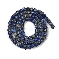 Filo di Perle lapis lazuli naturali &nbsp;G-RM2025-D52-4x4mm-A