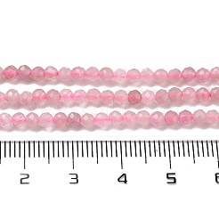 Madagascar naturel rose perles de quartz brins&nbsp;X-G-B088-C09-03