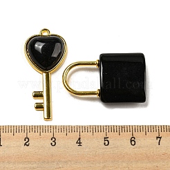 Colgantes de obsidiana naturales&nbsp;G-H308-07G-03