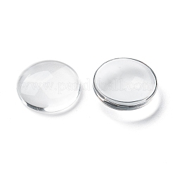 Cabochon in vetro trasparente&nbsp;X-GGLA-R026-15mm
