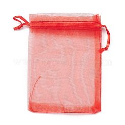 Organza-Geschenktüten mit Kordelzug&nbsp;OP-R016-9x12cm-01