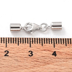 Anti-ossidazione 925 fermaglio a moschettone in argento sterling&nbsp;STER-P055-03E-P