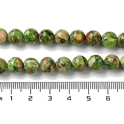 Fili di perle di diaspro imperiale naturale&nbsp;G-I122-8mm-27