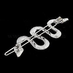 Legierung Strass Haarspangen&nbsp;PHAR-B085-02P
