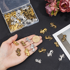 60 pz 6 stili pendenti in lega di stile tibetano&nbsp;FIND-GA0008-44
