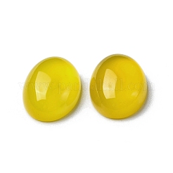 Natürliche gelbe Achat Cabochons&nbsp;X-G-A029-01-05