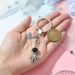 Porte-clés en alliage émail et strass&nbsp;KEYC-YW00044