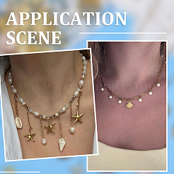 DIY-Sets zur Herstellung von Halsketten/Armbändern mit Meeresmotiven&nbsp;DIY-SP0006-30