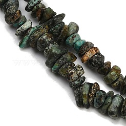 Natürliche afrikanische türkis (jasper) perlen stränge&nbsp;G-F794-A01