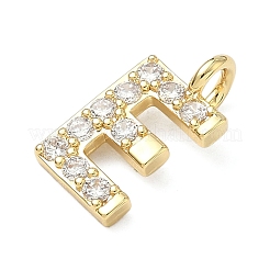 Pendenti in zirconi cubici trasparenti in micro pavè di ottone&nbsp;KK-I476-01G-E