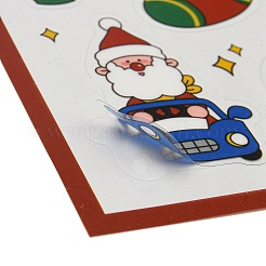 Weihnachtsmotiv haustier kunststoff sticker&nbsp;AJEW-Q151-01F