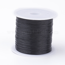 Filo filo di nylon da pesca, nero, 0.3mm, circa 65.61 iarde (60 m)/rotolo