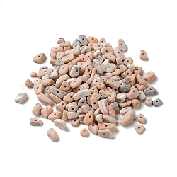 Acryl-Perlen, Nachahmung Edelstein, Chip, peachpuff, 4~13x4~6x4~5 mm, Bohrung: 1.2 mm