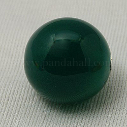 Resin Beads, Round, DarkSlate Gray, 24mm, Hole: 4mm, about 100pcs/bag