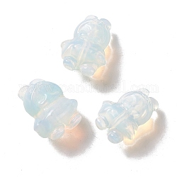 Perles d'opalite, lapin, 19~19.5x14.5~16x11~12.5mm, Trou: 1mm