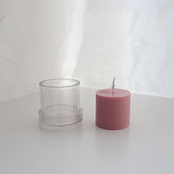 Stampi per candele in plastica fai da te, stampi per candele, per stampo epossidico per colata di resina, chiaro, 6.4x6.2cm