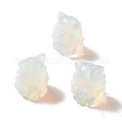 Perlas opalite, zorro, 17.5~18x14~14.5x13~13.5mm, agujero: 1 mm