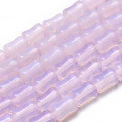 Opalite Beads Strands, Column, 9.5x6.5mm, Hole: 0.8mm, about 40pcs/strand, 15.16 inch(38.5cm)