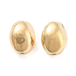 CCB perles en plastique, ovale, or, 7x6x5mm, Trou: 0.5mm