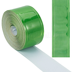 Gorgecraft PVC Reflective Tape, Sew on Tape, for Clothes, Worksuits, Rain Coats, Jackets, Green, 25x0.3mm