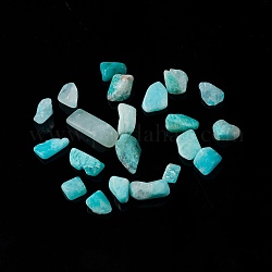 Natural Amazonite Chip Beads, No Hole/Undrilled, 5~10.5x5~7x2~4mm