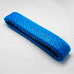 Nastro di maglia, corda di filo netto plastico, dodger blu, 50mm, 22iarde/balla