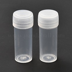 Пластиковая пустая бутылка для эфирного масла, с крышками из полипропилена, прозрачные, 4.15x1.55 см, емкость: 5 мл (0.17 жидких унции)
