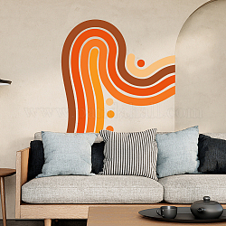 Superdant ボヘミアンスタイルの壁の装飾アーチウォールステッカー抽象的なレインボー剥がして貼る壁用ステッカー DIY アート pvc 壁デカール装飾リビングルーム寝室の壁に貼り付けます