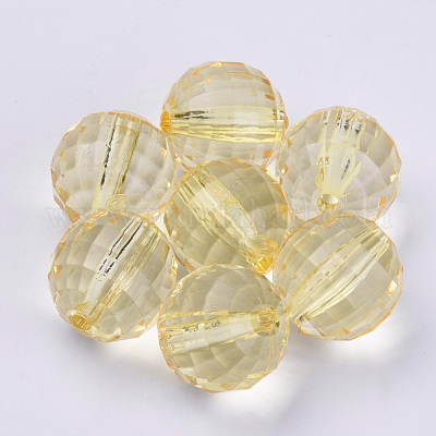 Transparente Acryl Perlen&nbsp;TACR-Q254-8mm-V-1