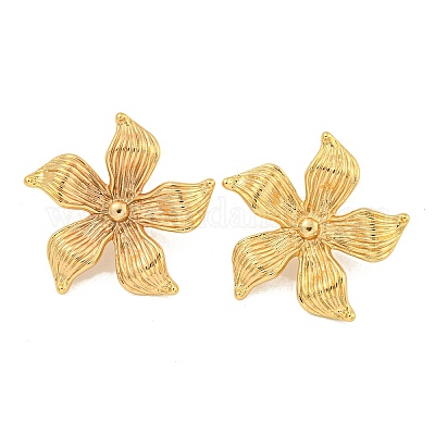 Orecchini in acciaio inossidabile 304&nbsp;EJEW-P282-02C-G-1