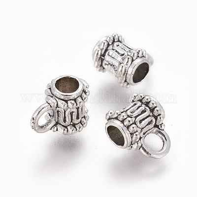 Staffe per tubi in lega in stile tibetano&nbsp;PALLOY-F224-18AS-1