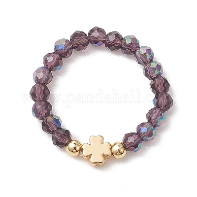 Glasfingerringe&nbsp;RJEW-JR00966-1
