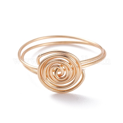 Wholesale Vortex Flat Round Finger Ring - Pandahall.com