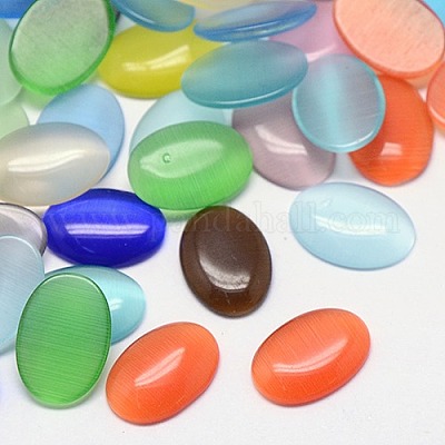 Cabochons di occhio di gatto&nbsp;CE-J005-15x20mm-M-1