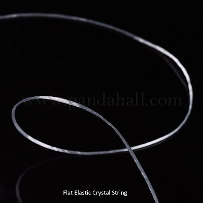 Filo di cristallo elastico piatto&nbsp;X-EW014-1
