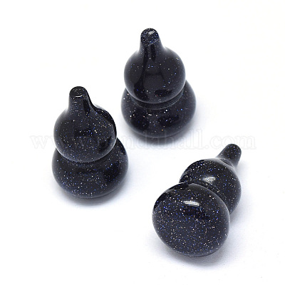 Perle sintetiche Goldstone blu&nbsp;G-P415-45B-02-1