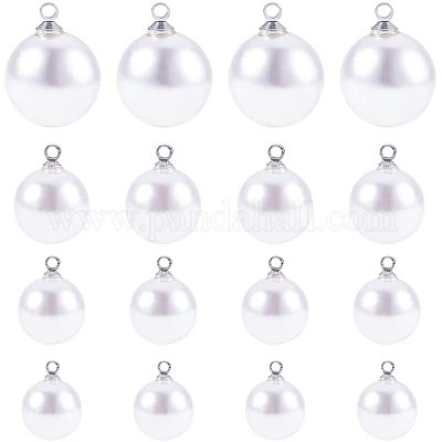 20pcs Stainless Steel Charm Beads Solid Ball Bead Charms Jewelry Making  Findings