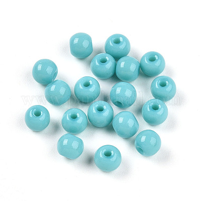 Undurchsichtige einfarbige Glasperlen&nbsp;GLAA-N007-4mm-A03-1
