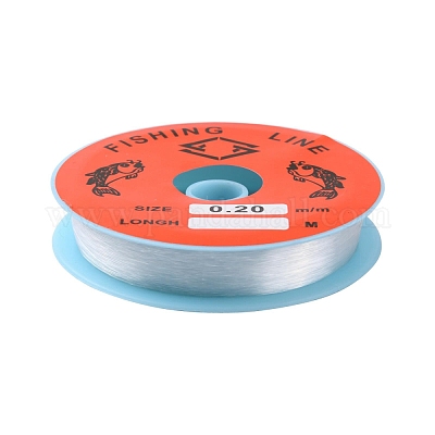 Transparent Fishing Thread Nylon Wire, Clear, 0.2mm, about 109.36  yards(100m)/roll