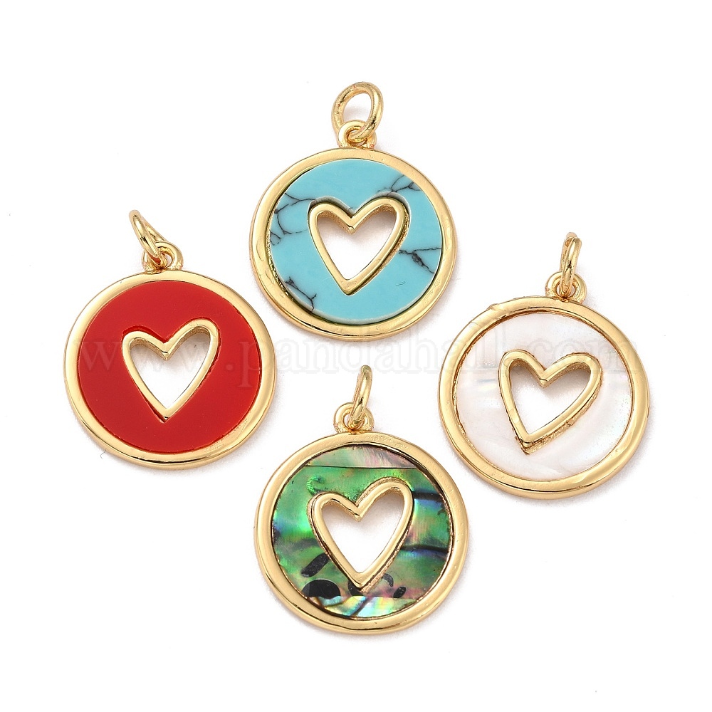 Wholesale Real 18K Gold Plated Brass Pendants
