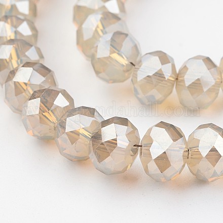 Chapelets de perles en verre électroplaqué EGLA-P018-8mm-FR-A07-1