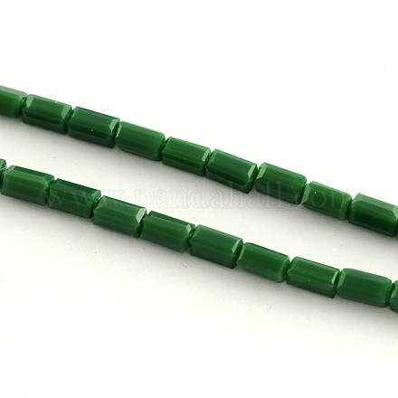 Faceted Glass Bead Strands GLAA-Q041-3x6mm-24-1