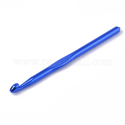 アルミかぎ針編みのフック  ブルー  150x11x9mm  ピン：9mm X-TOOL-T006-36-1