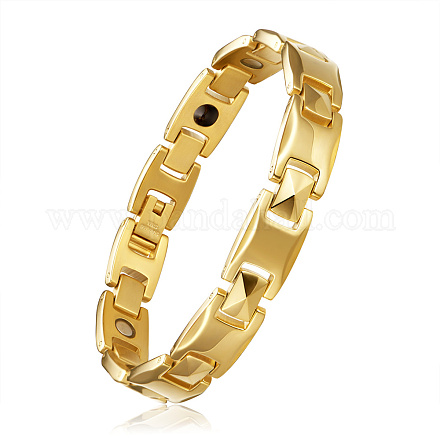 SHEGRACE Stainless Steel Panther Chain Watch Band Bracelets JB678B-1