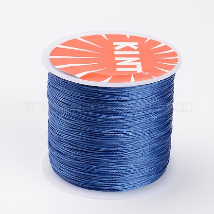 Round Waxed Polyester Cords YC-K002-0.45mm-15-1